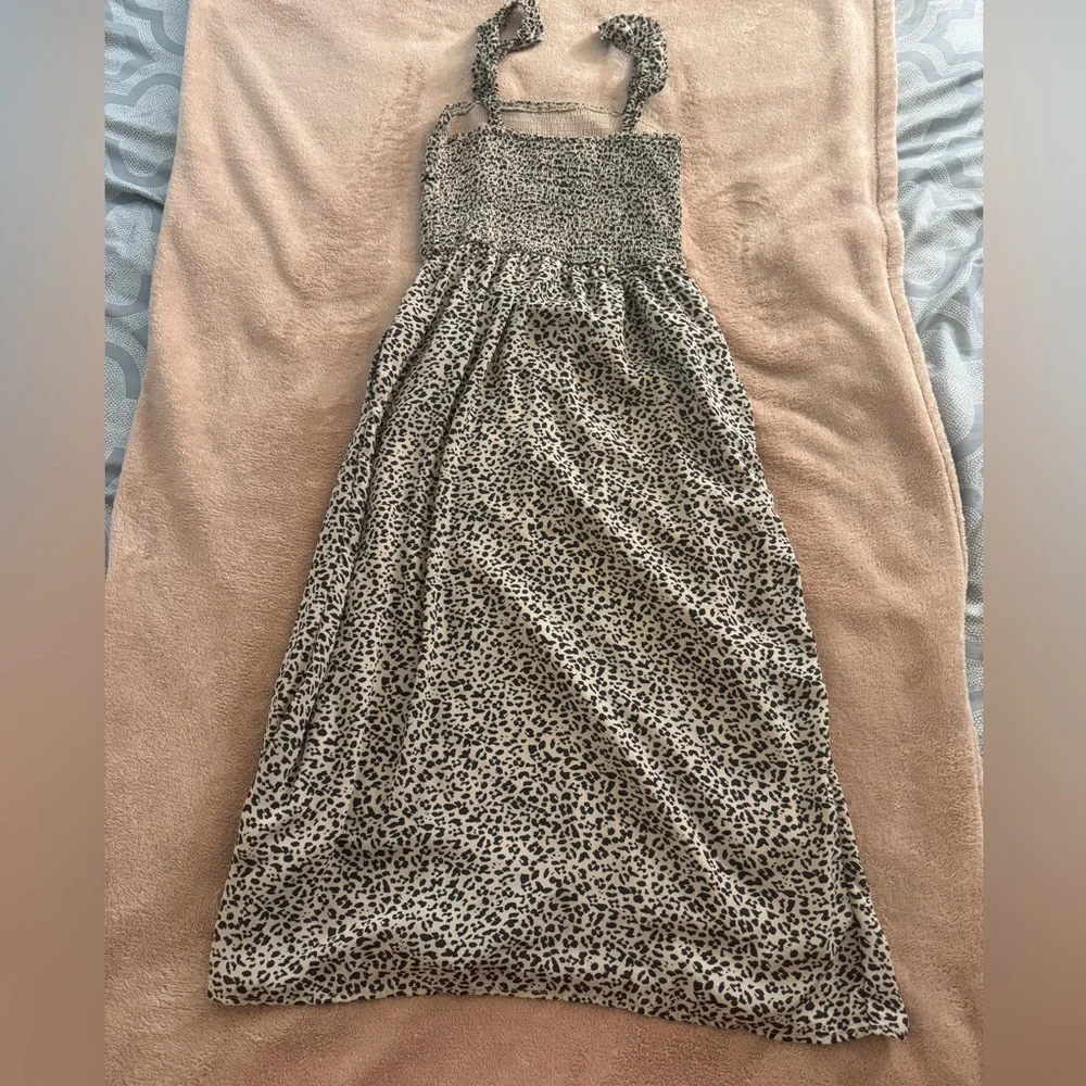Abercrombie & Fitch Animal Print Maxi Dress